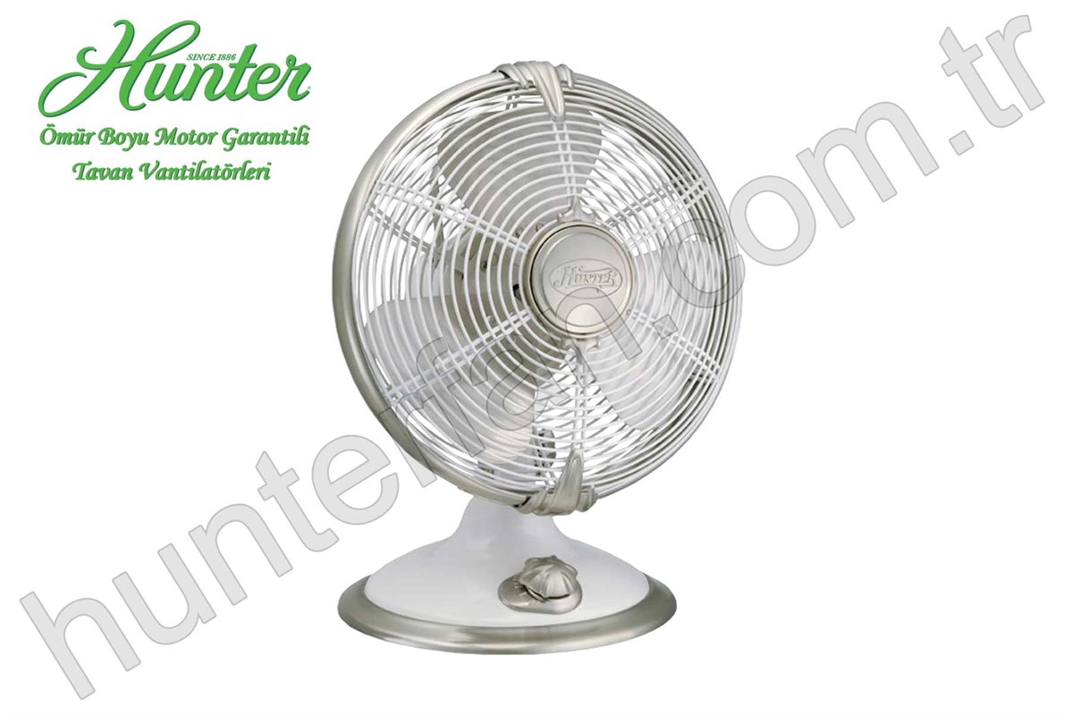 Metropolitan Beyaz Masa FanıHunterFan