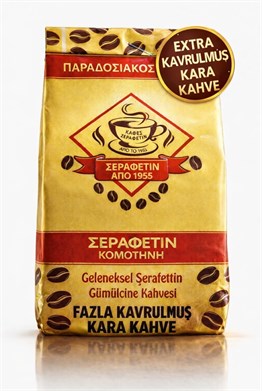 Extra Kavrulmuş Şerafettin Gümülcine Kara Kahve Vakumlu 200gr