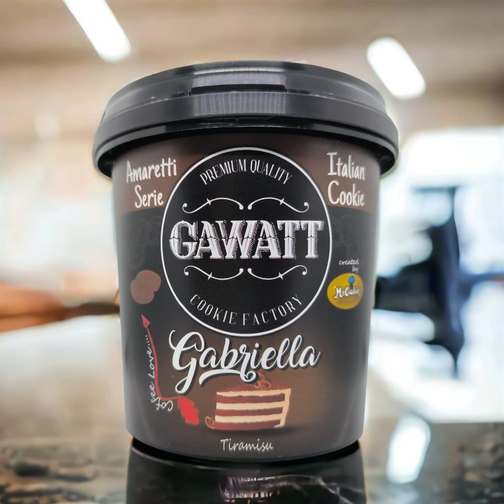 Gawatt Gabriella: Tiramisu Kurabiye 250gr.  (Italian Cookie Amaretti Seri)