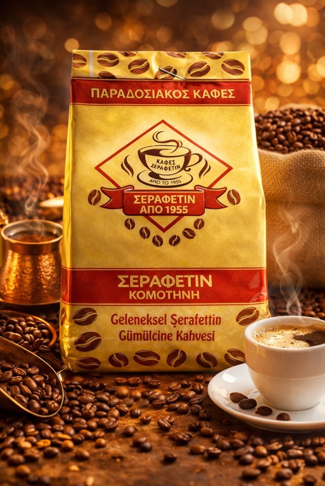Şerafettin Gümülcine Kahvesi  250gr kese kağıdı