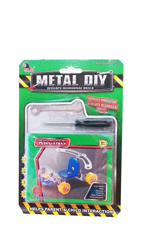 CC OyuncakMekanik Becerileri Metal Diy RACING 44 Parça - X 608-6