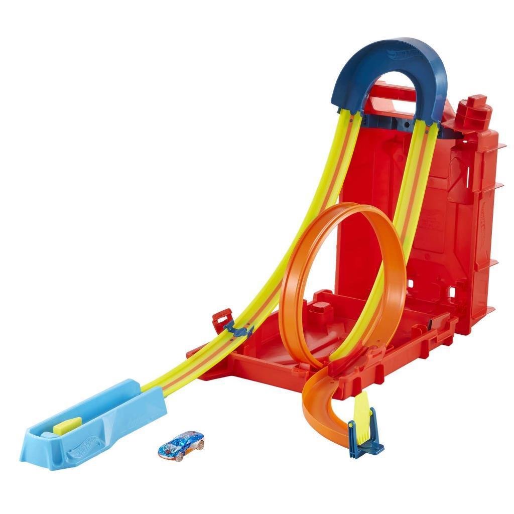 HOTWHEELSHot Wheels Track Builder Benzin Bidonu Akrobasi Seti, Akrobasi ve Yarış Maceraları Için Pist Inşa Seti, Oyuncak Araba ve Pist Saklama Kutusu, Diğer Setlere Bağlanabilir, 6 Yaş ve Üzeri HDX78