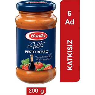 Barilla Domatesli ve Fesleğenli Pesto Sos (Pesto Rosso ) 200 gr x 6