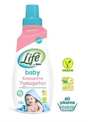Life Baby Bitkisel Konsantre Yumuşatıcı - 1500 ml (60 yıkama)