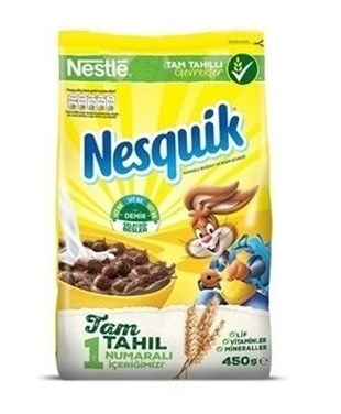 Nestle Nesquik Kakaolu Buğday Ve Mısır Gevreği 450 Gr x 10 Ad