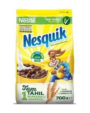 Nestle Nesquik Kakaolu Buğday Ve Mısır Gevreği 700 Gr x 10 Ad