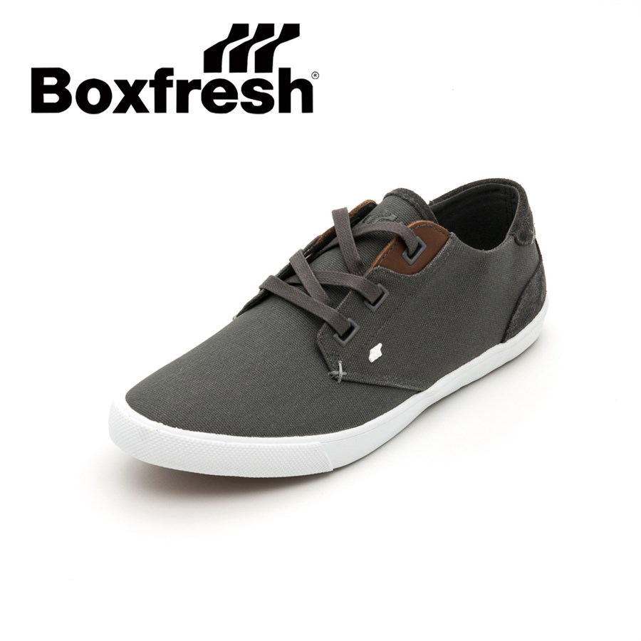 Boxfresh GR Erkek Oxford Ayakkab E11809 STERN WXD CNVS GREY WHITE M GREY WHITE