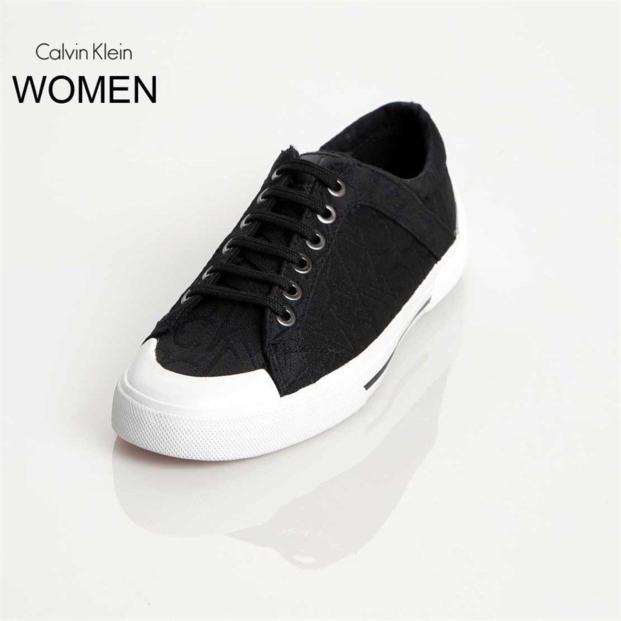 Calvin Klein SİYAH Kadın Sneaker N11433-BLK GISELLE CK LOGO 3D - BLACK