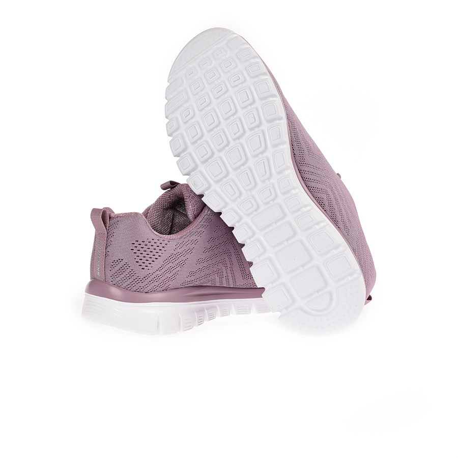 Kad n Sneaker Gunluk 12615 LAV Skechers Graceful Get Connected Lavanta