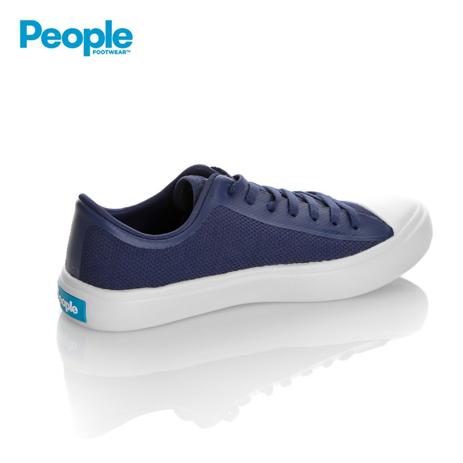 LACİVERT Kadın Keten Ayakkabı NC-01 People PHILLIPS MARINER BLUE-PICKET  WHITE