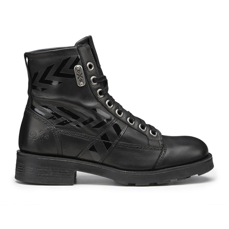 Oxs Kadın Bot OXW190108 FRANK 1901 MID W LEATHER BLACK (bla