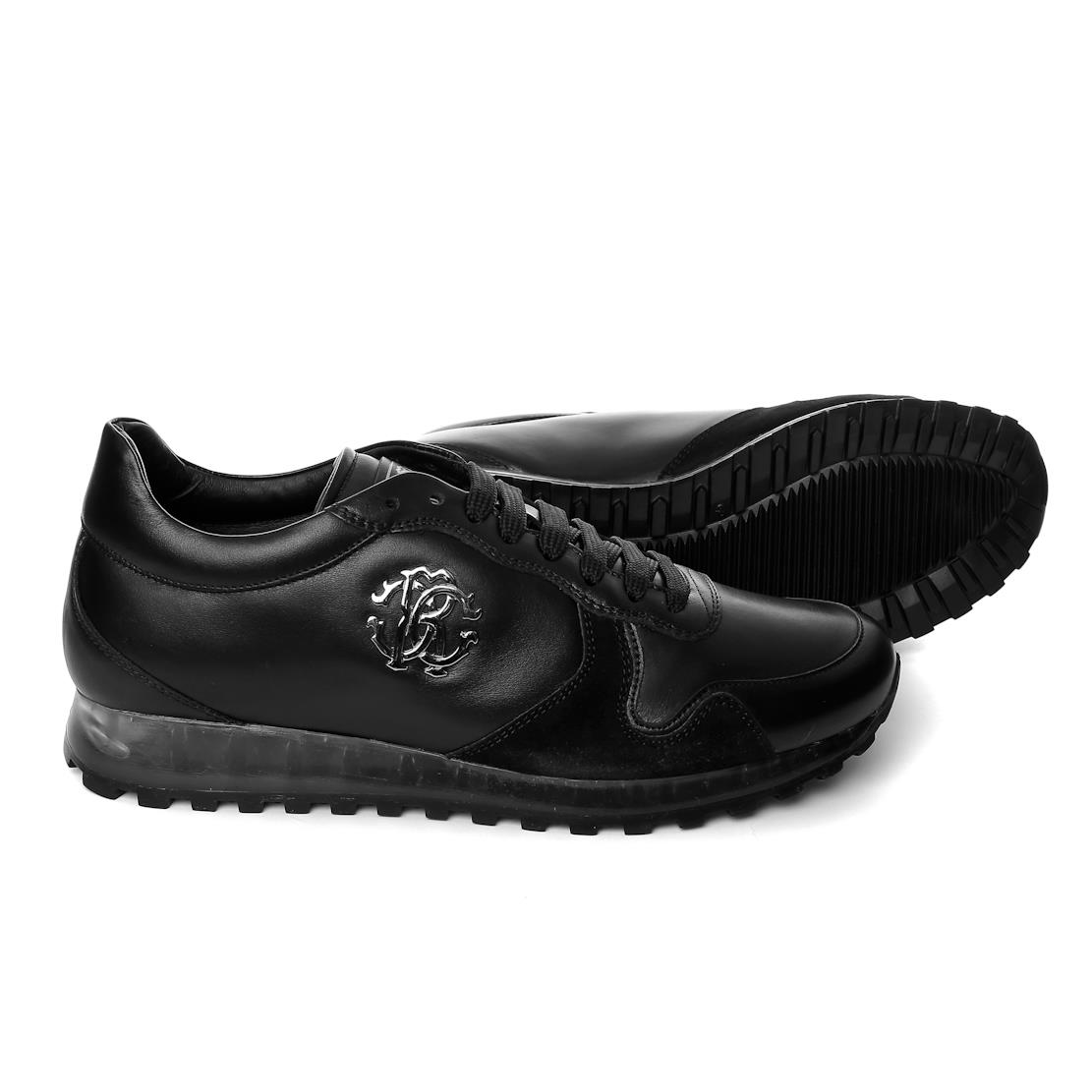 Roberto Cavalli S YAH Erkek Sneaker Gunluk 4225 ROBERTO CAVALLI RUNNING BLACK