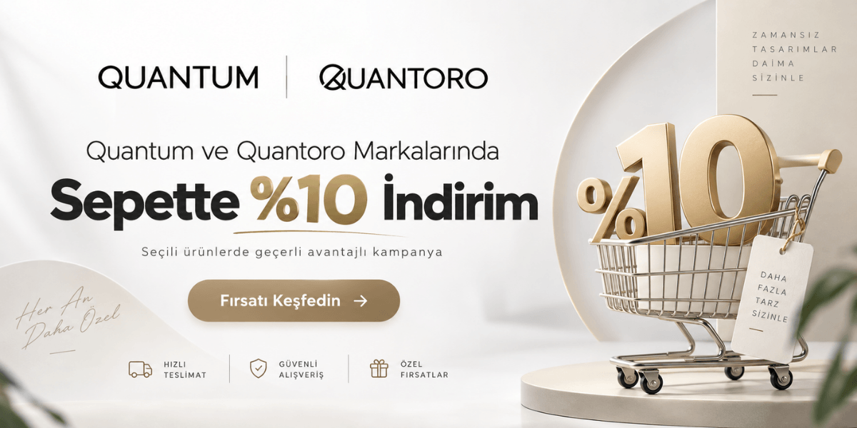 Quantoro ve Quantum sepette %10 indirim