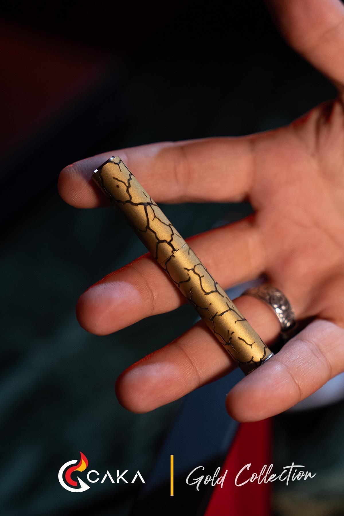 Caka Lighter Slim Collection Gold Benzinli Çakmak