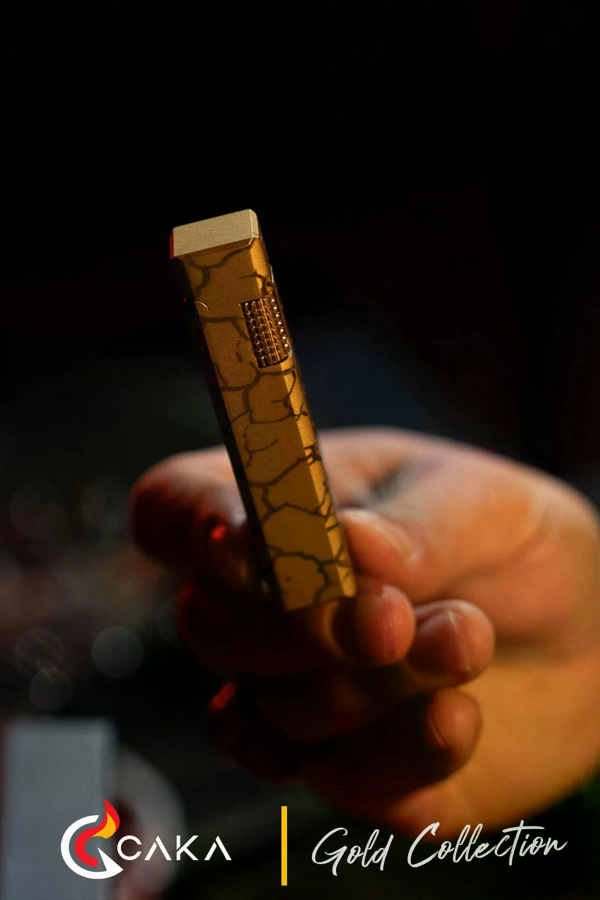 Caka Lighter Petra 6 Collection Gold Benzinli Çakmak