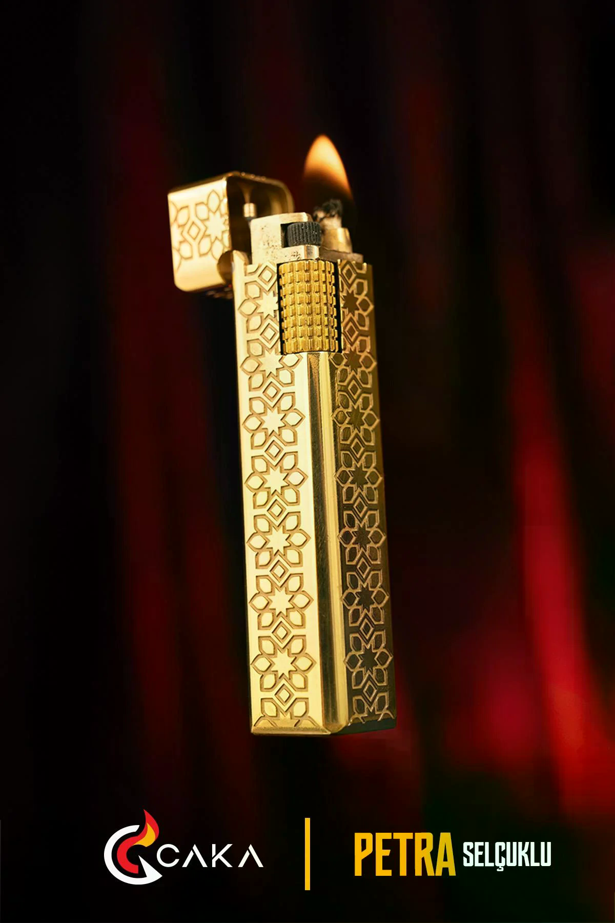 Caka Lighter Petra Selçuklu Benzinli Çakmak