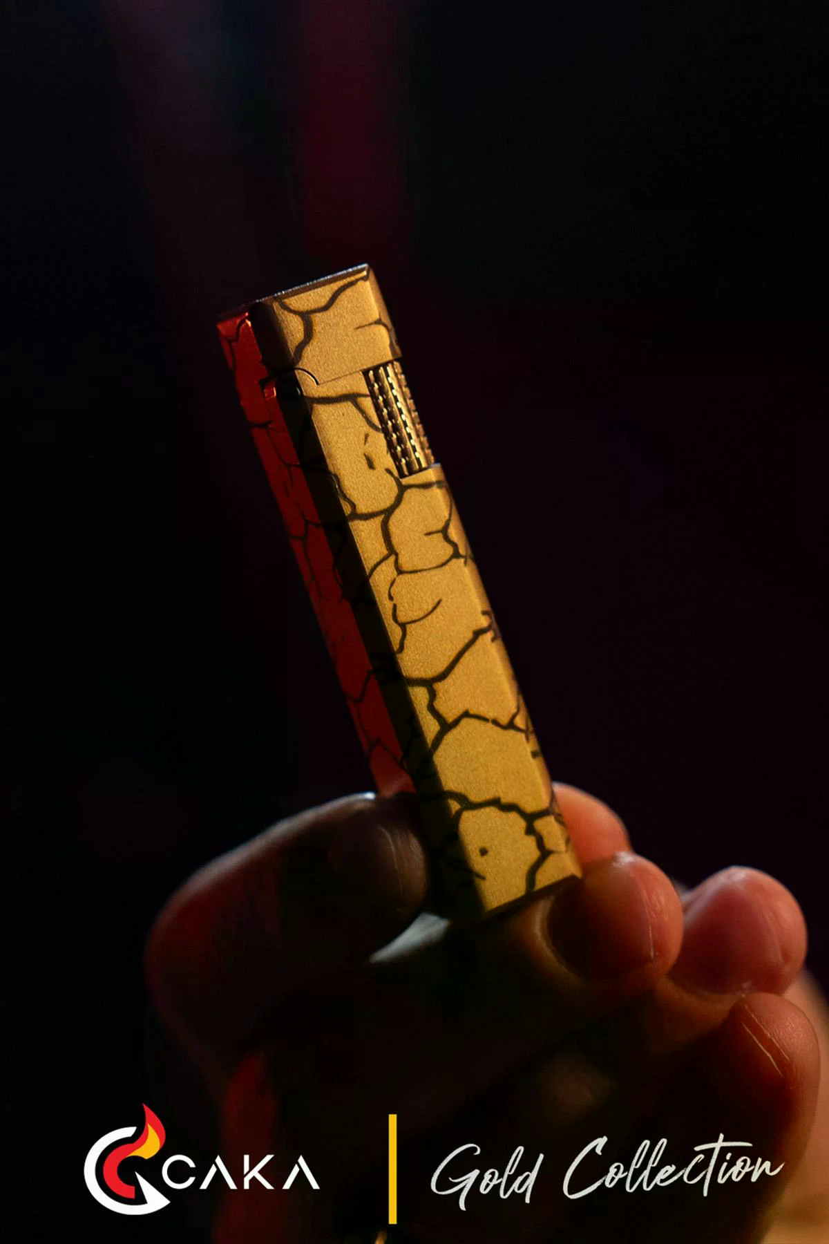 Caka Lighter Petra 6 Collection Gold Benzinli Çakmak