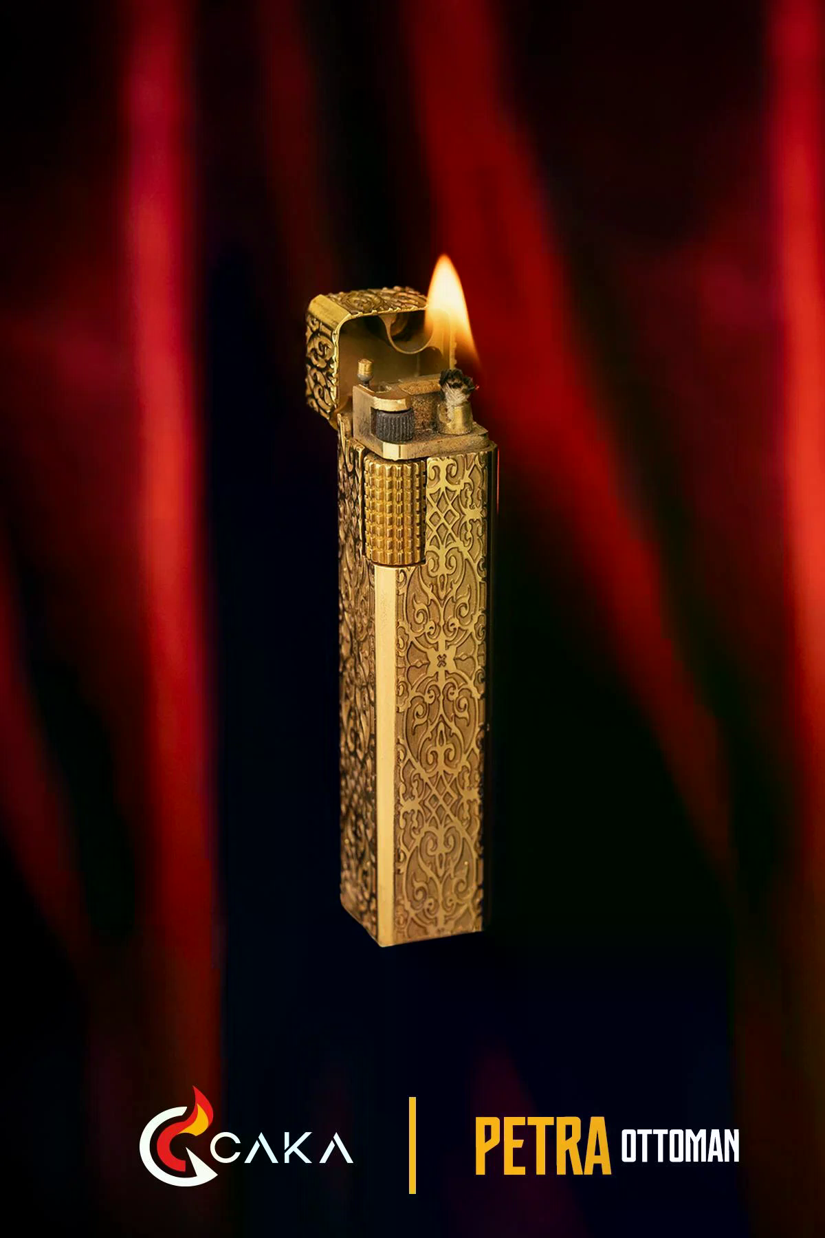 Caka Lighter Petra Ottoman Benzinli Çakmak