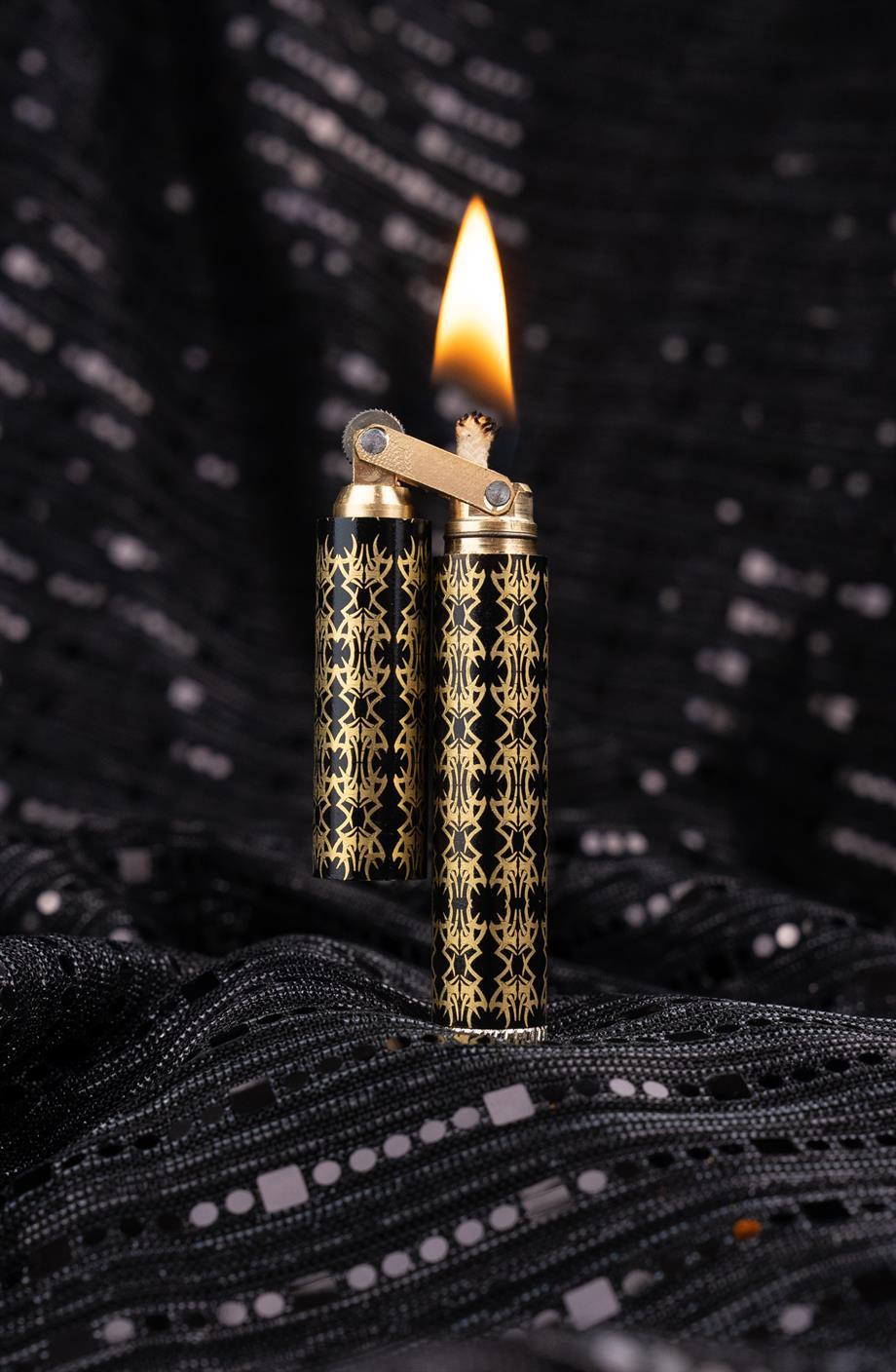 Caka Lighter İtalyan Desen Benzinli Çakmak