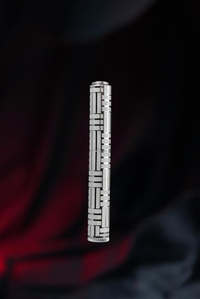 Caka Lighter Milano Desen Silver Benzinli Çakmak