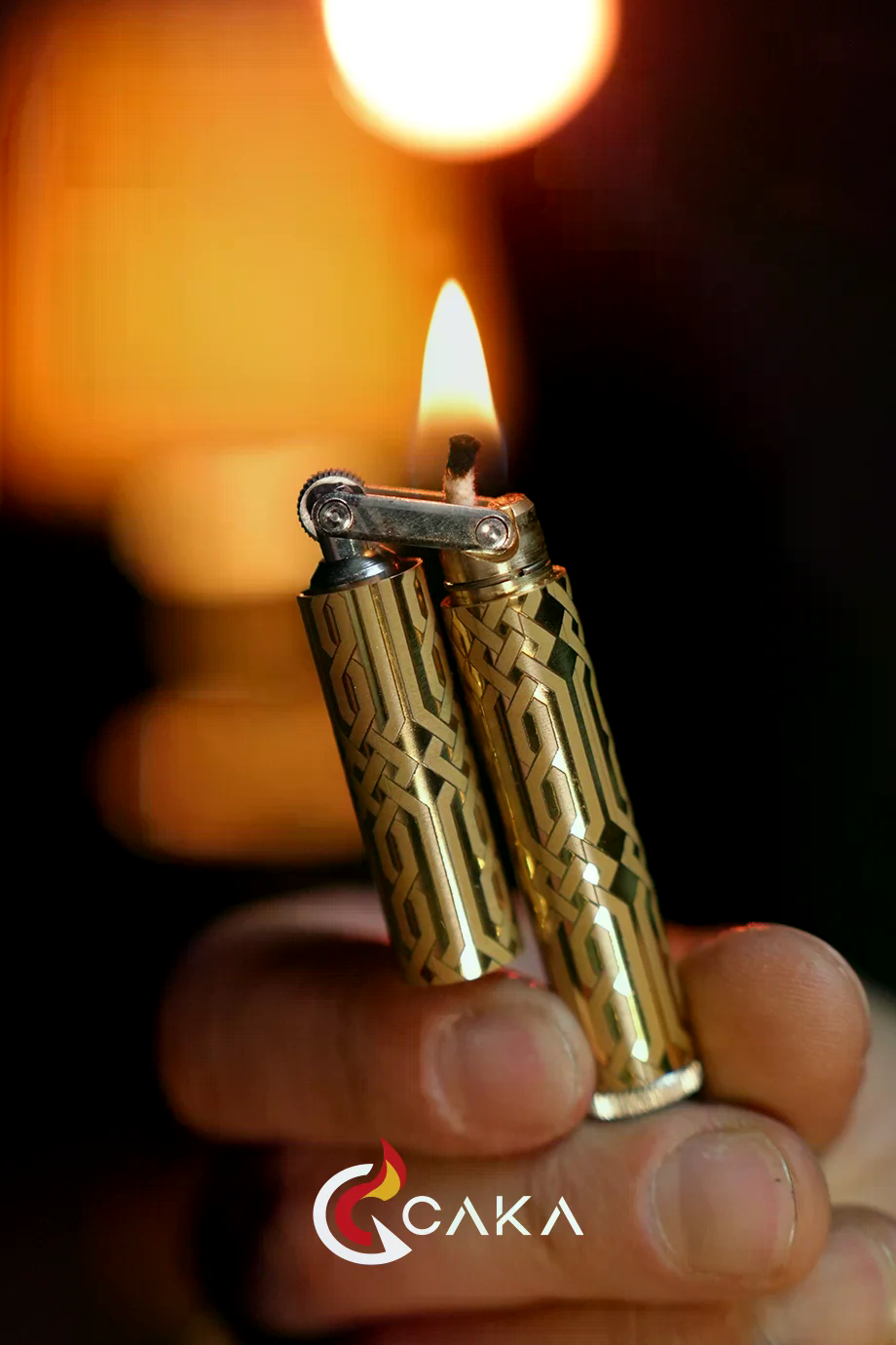 Caka Lighter Catena Gold Benzinli Çakmak