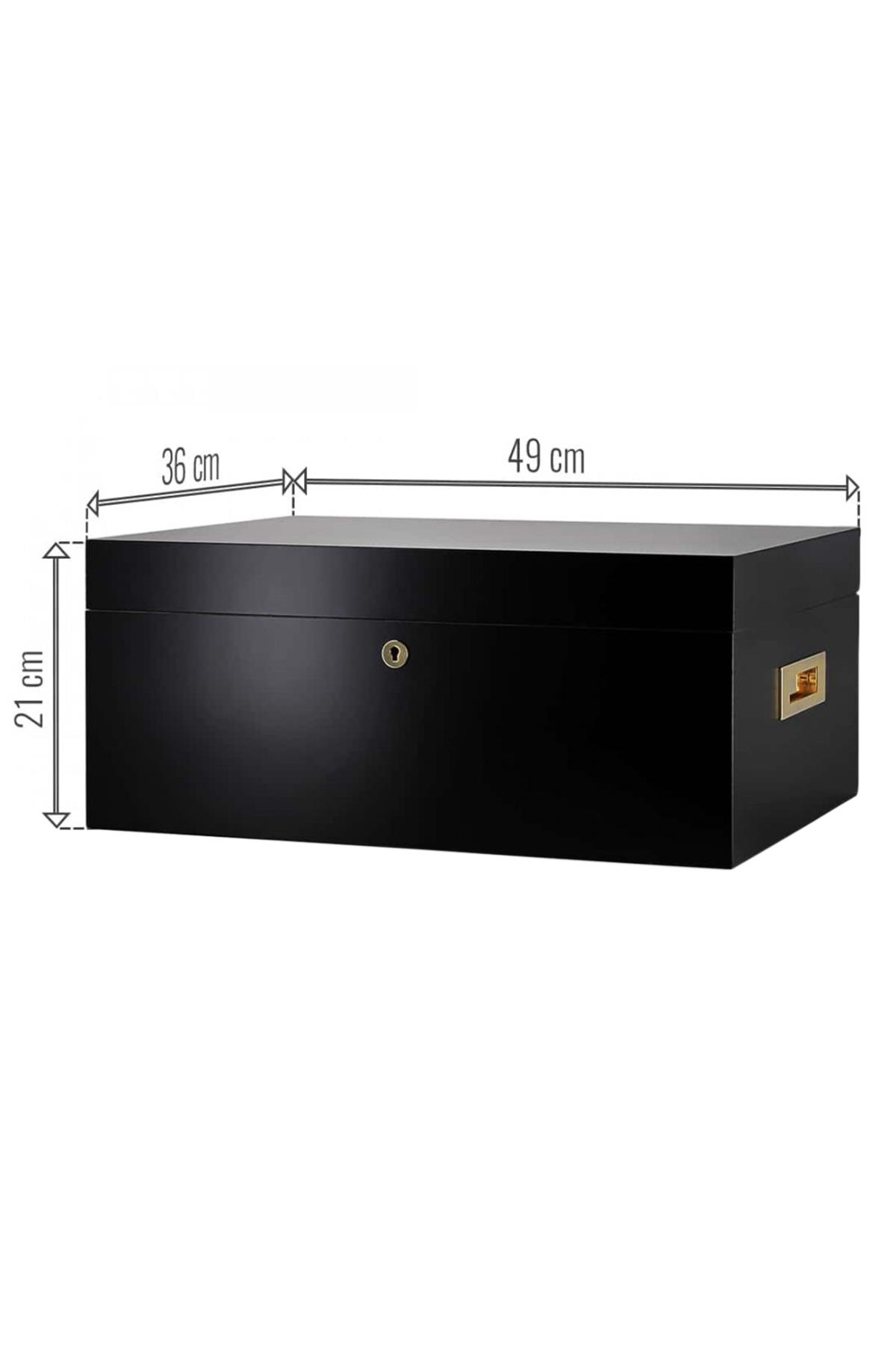 Adorini Vittoria Black Humidor Puro Kutusu