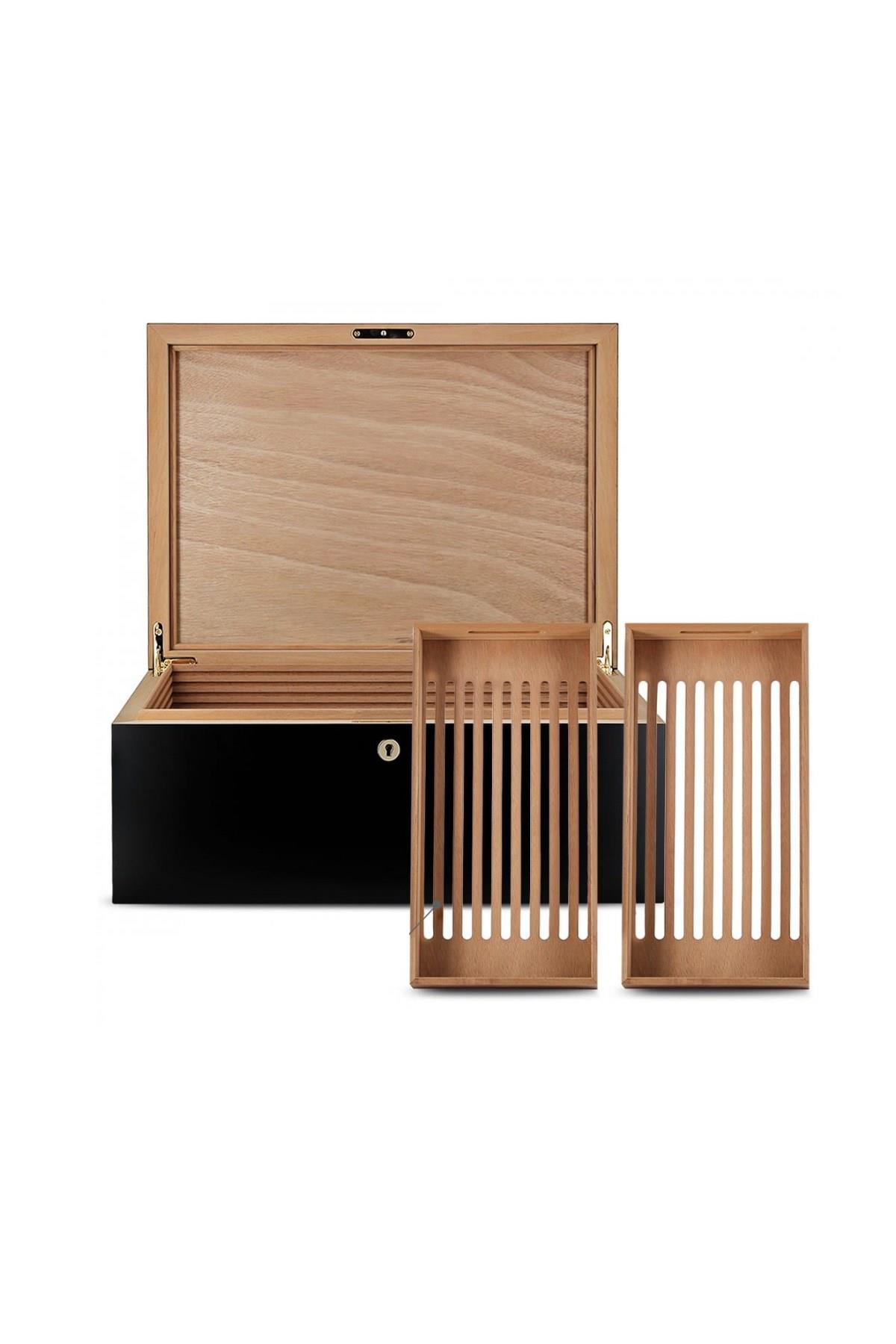 Adorini Vittoria Black Humidor Puro Kutusu