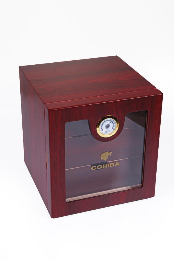 Cohiba 3 Çekmeceli Sedir Humidor Puro Kutusu Kiraz