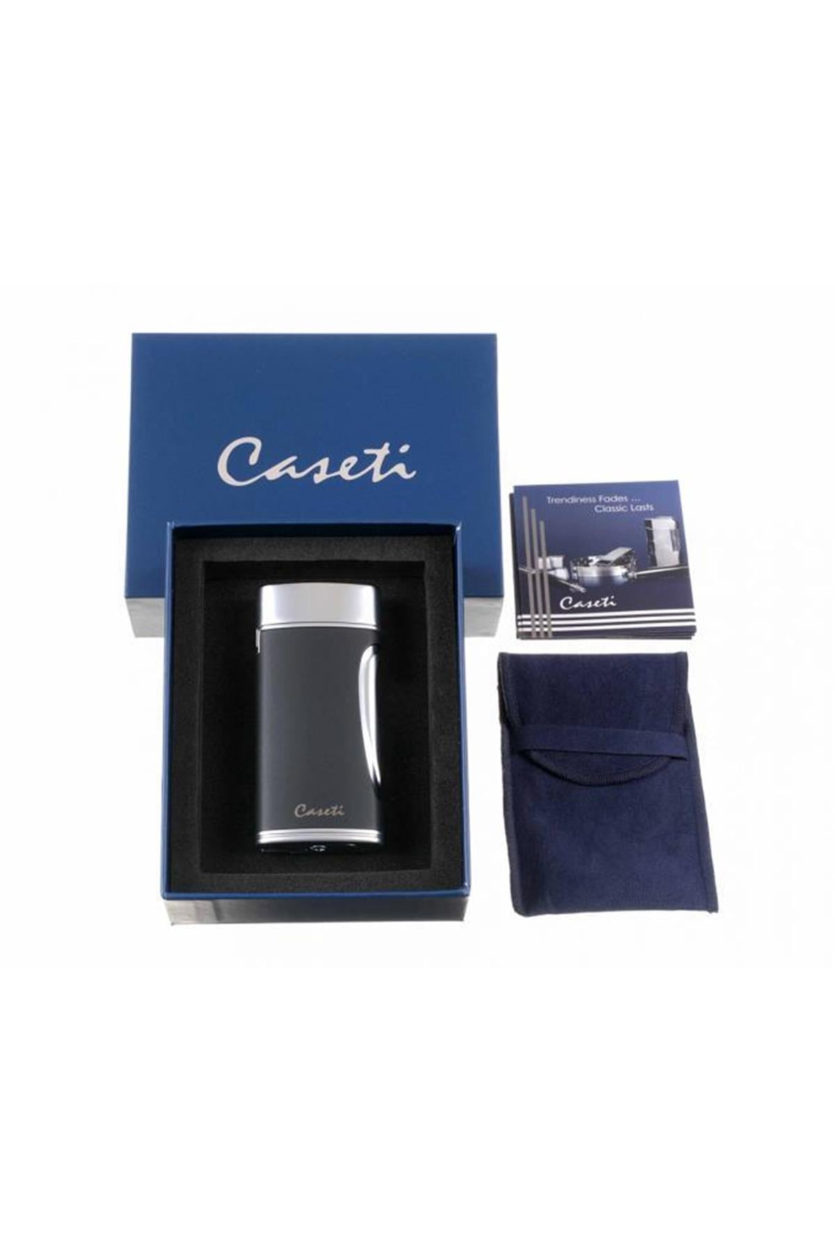 Caseti 2 Torch Pürmüz Siyah Puro Çakmağı
