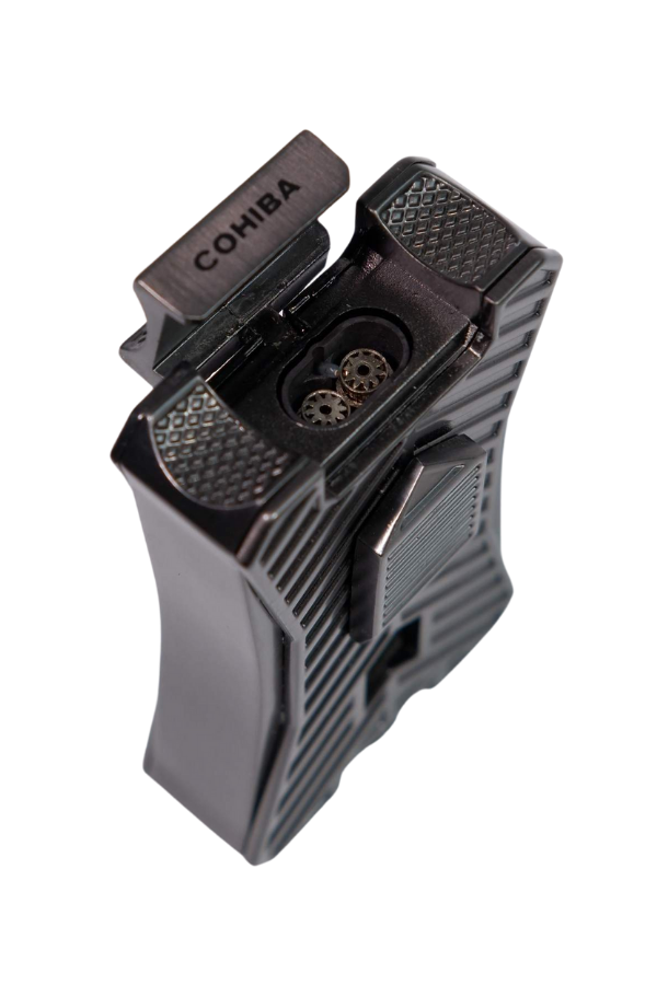 Cohiba Çift Torch Pürmüz Gunmetal Puro Çakmağı