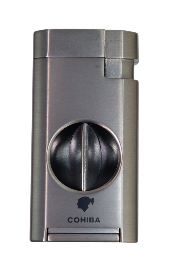 TR8981,Cohiba Çift Torch Pürmüz Gunmetal Puro Çakmağı