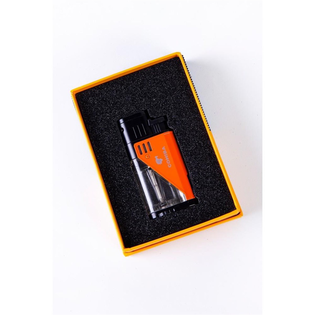 Cohiba İki Torch Pürmüz Turuncu Puro Çakmağı