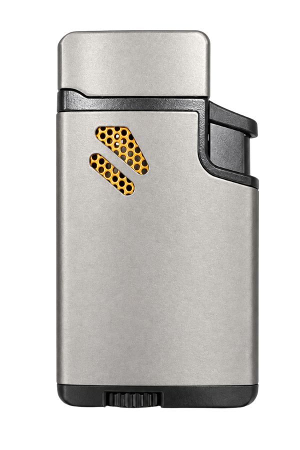 Hunter Çift Torch Pürmüz Gunmetal Puro Çakmağı