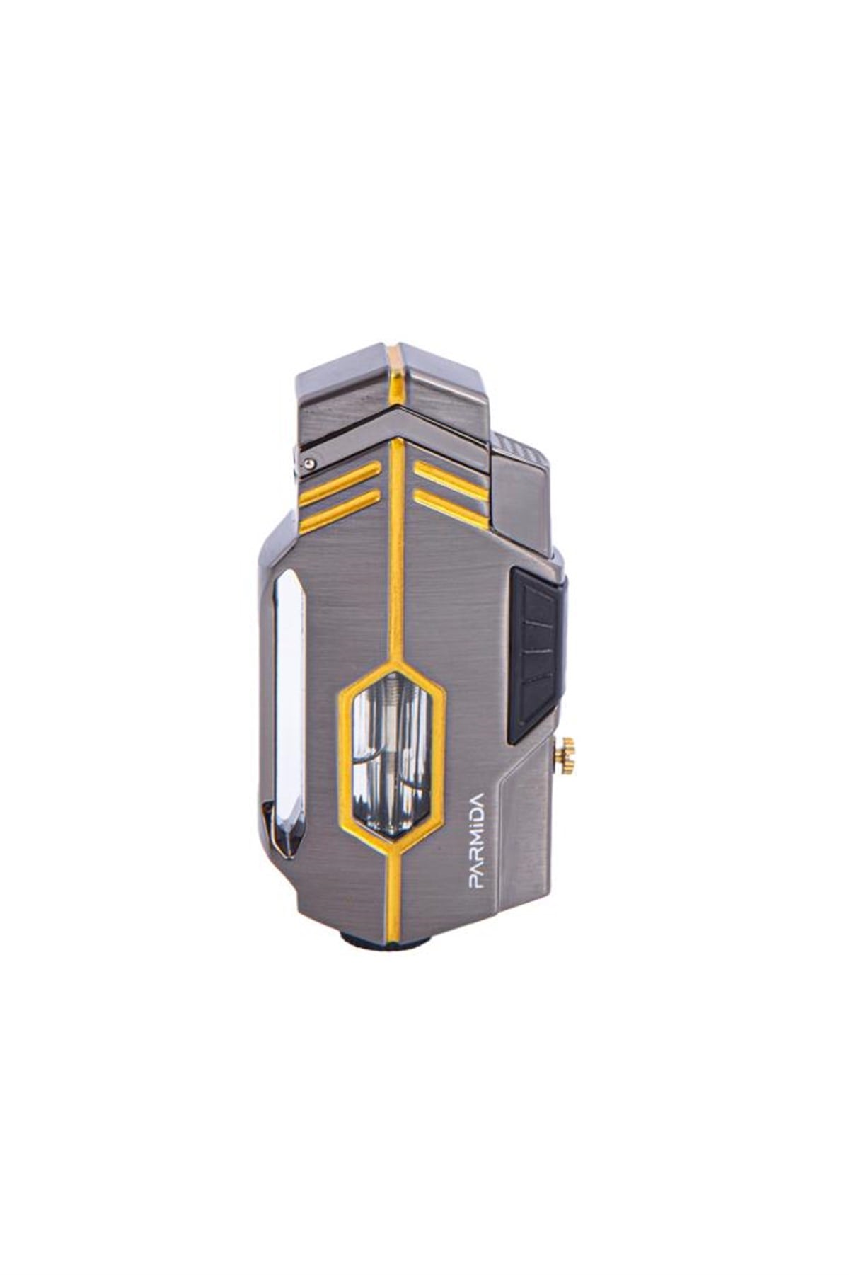 Parmida Çift Torch Pürmüz Gunmetal Puro Çakmağı