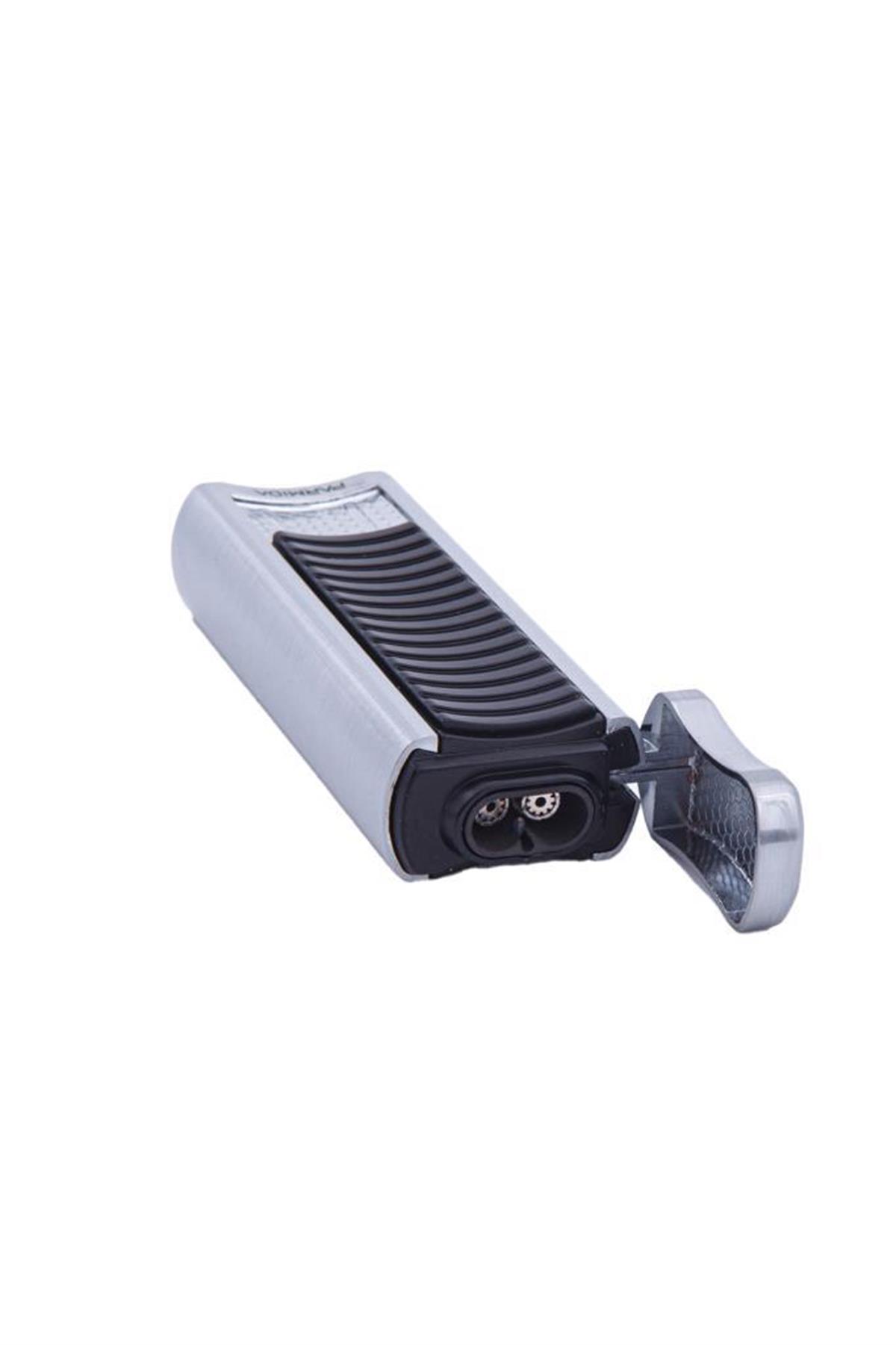 Parmida 2 Torch Pürmüz Gümüş Puro Çakmağı