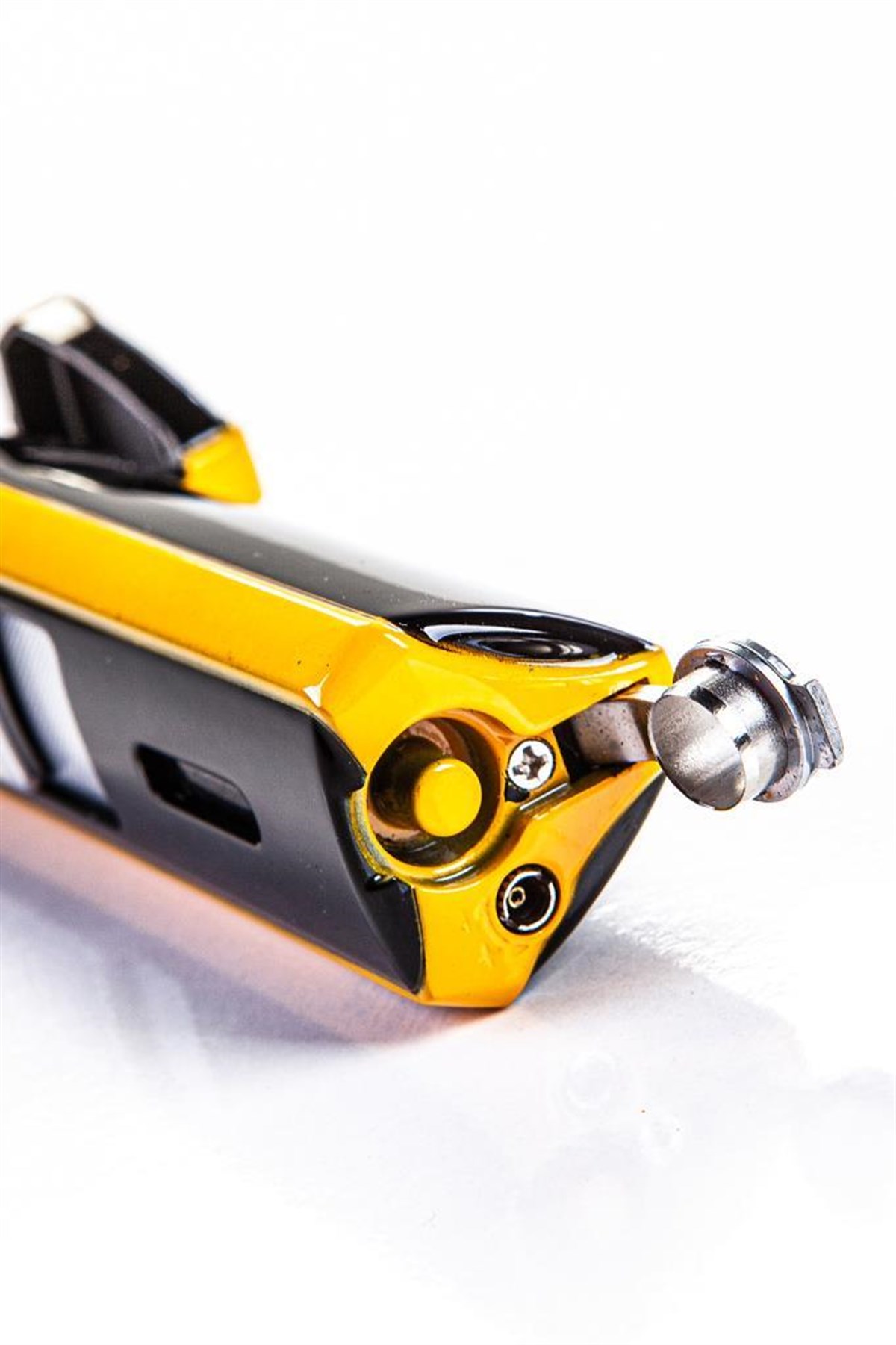 Parmida İki Torch Pürmüz Sarı Puro Çakmağı