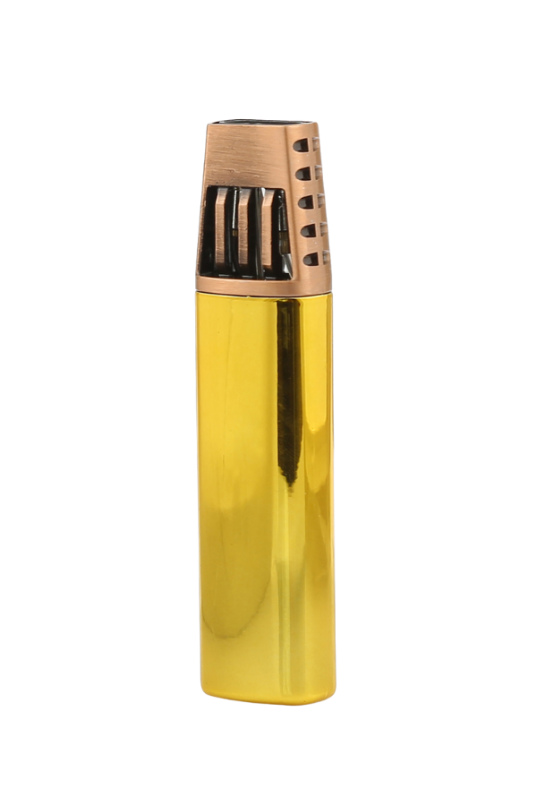 Parmida Çift Torch Pürmüz Gold-Bronz Puro Çakmağı