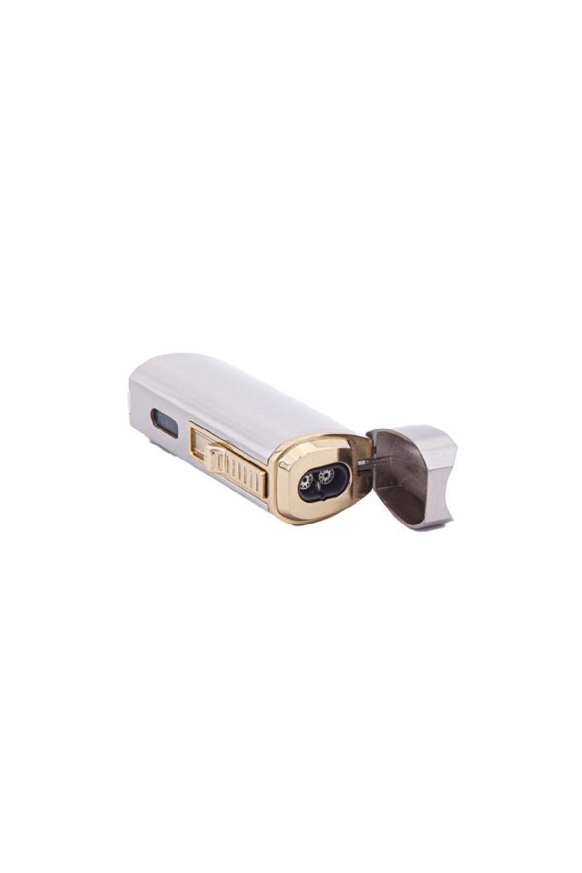 Parmida 2 Torch Pürmüz Gümüş Puro Çakmağı