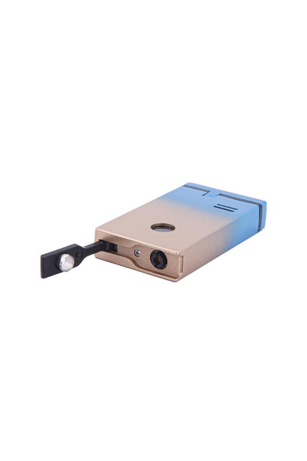 Parmida 2 Torch Pürmüz Mavi-Sarı Puro Çakmağı