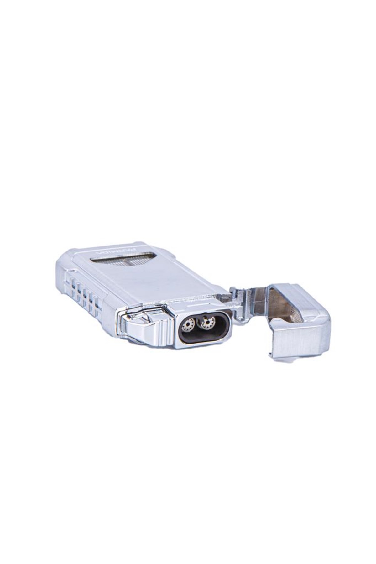 Parmida Çift Torch Pürmüz Gümüş Puro Çakmağı