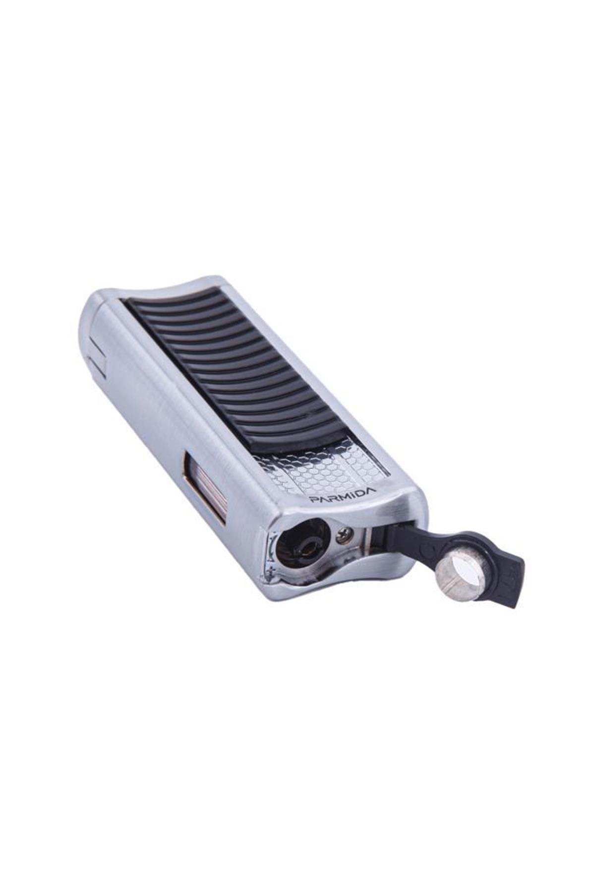 Parmida 2 Torch Pürmüz Gümüş Puro Çakmağı