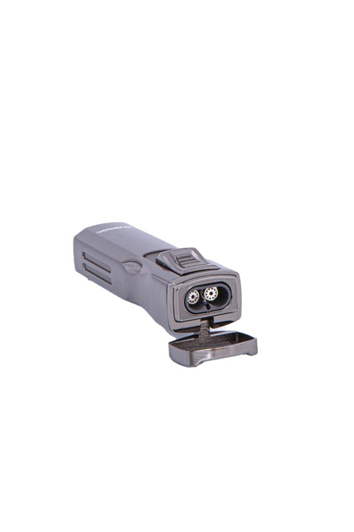 Parmida Çift Torch Pürmüz Gunmetal Puro Çakmağı