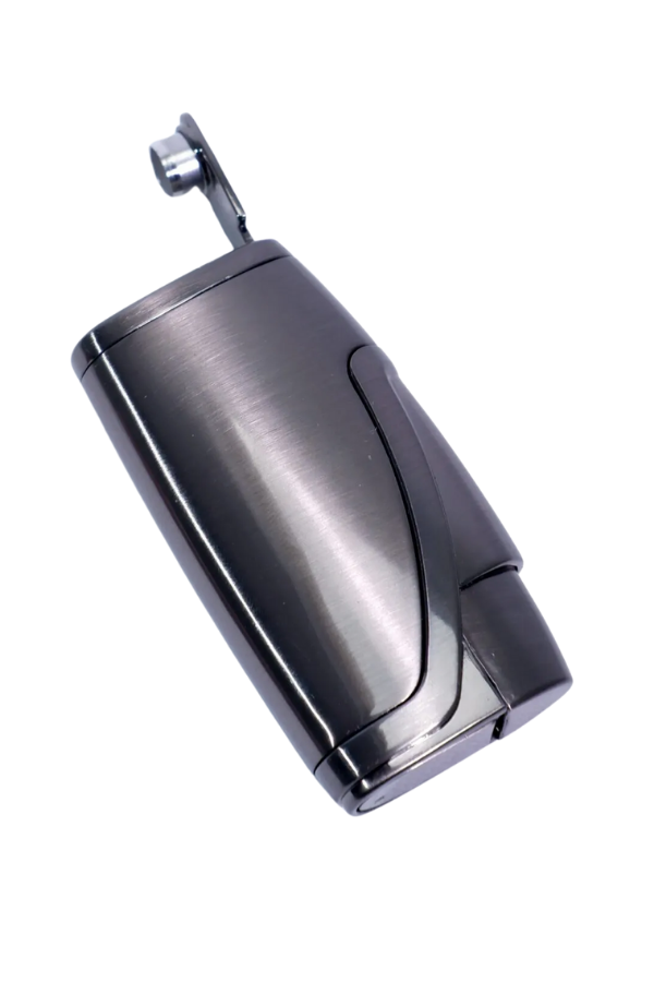 Parmida Çift Torch Pürmüz Gunmetal Metal Puro Çakmağı