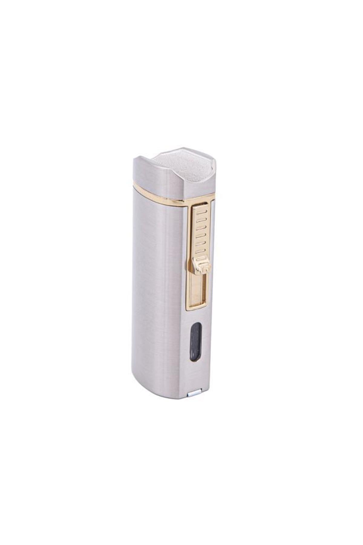 Parmida 2 Torch Pürmüz Gümüş Puro Çakmağı