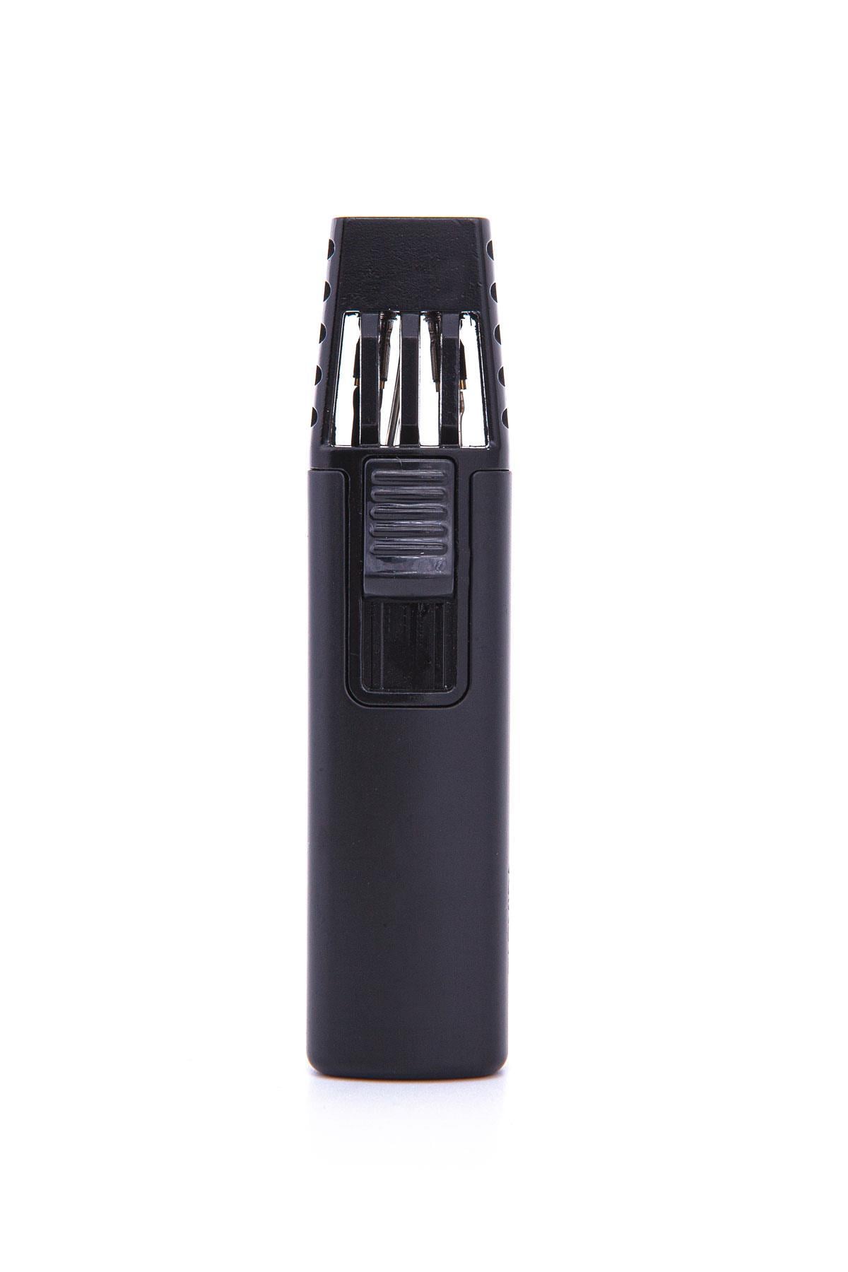 Parmida Çift Torch Pürmüz Siyah Puro Çakmağı