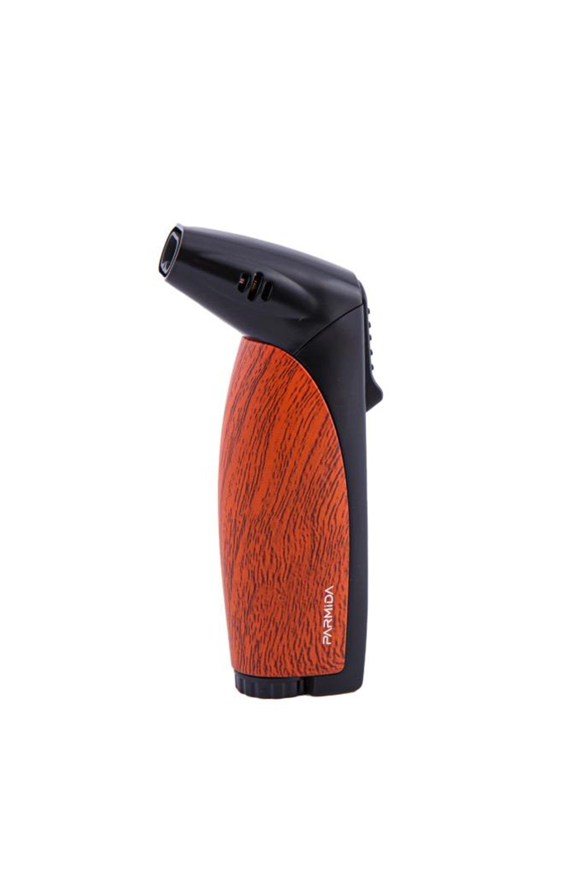 Parmida Çift Torch Pürmüz Açık Ahşap Desenli Masa Tipi Puro Çakmağı