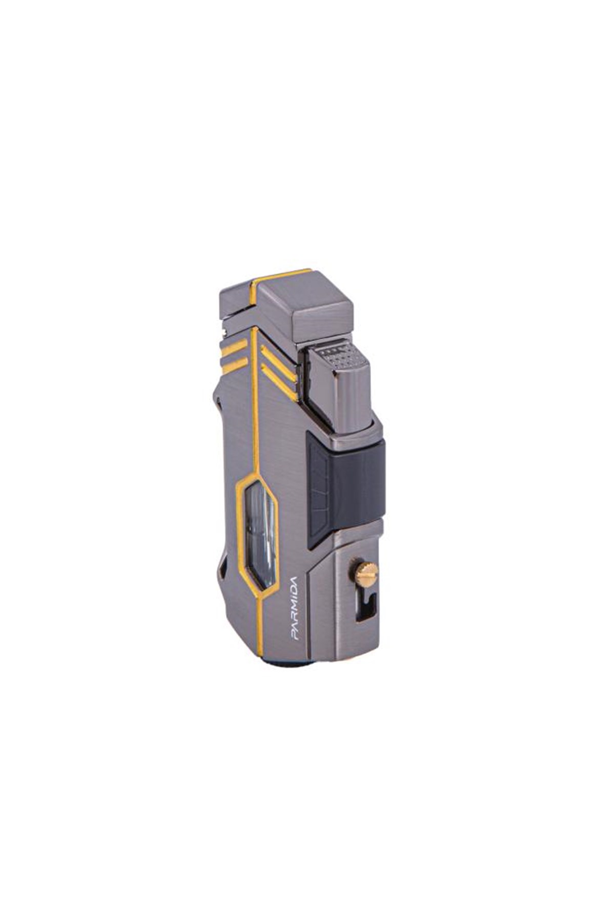 Parmida Çift Torch Pürmüz Gunmetal Puro Çakmağı