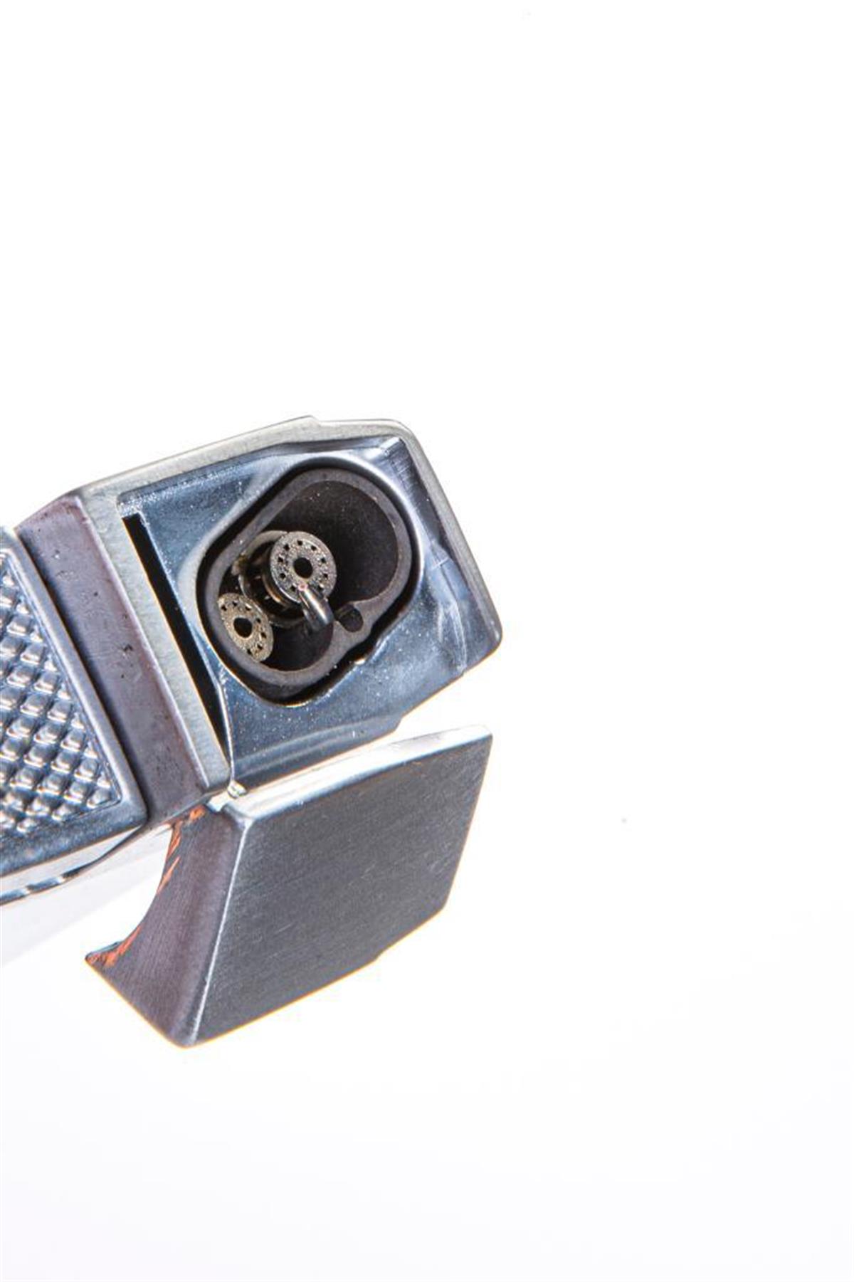 Parmida Çift Torch Pürmüz Gümüş V-Cut Puro Çakmağı