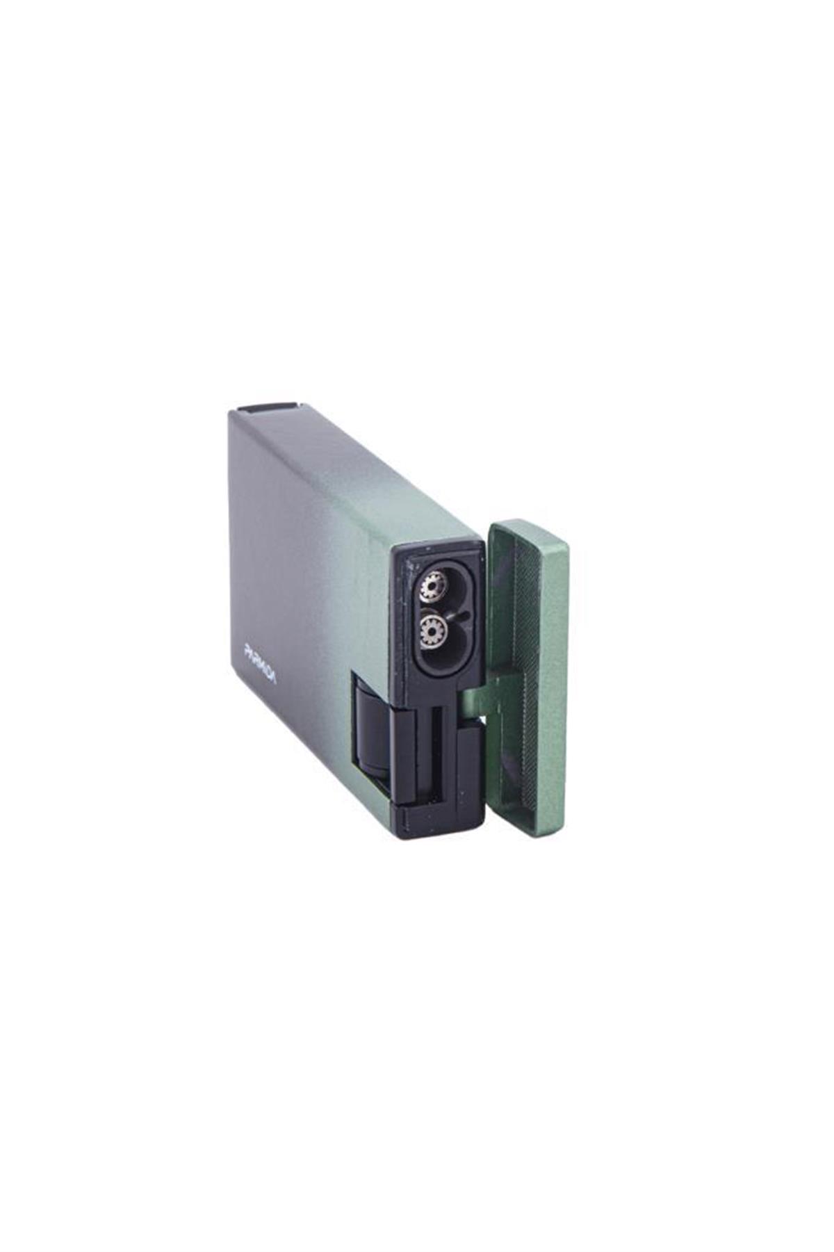 Parmida 2 Torch Pürmüz Yeşil-Gri Puro Çakmağı