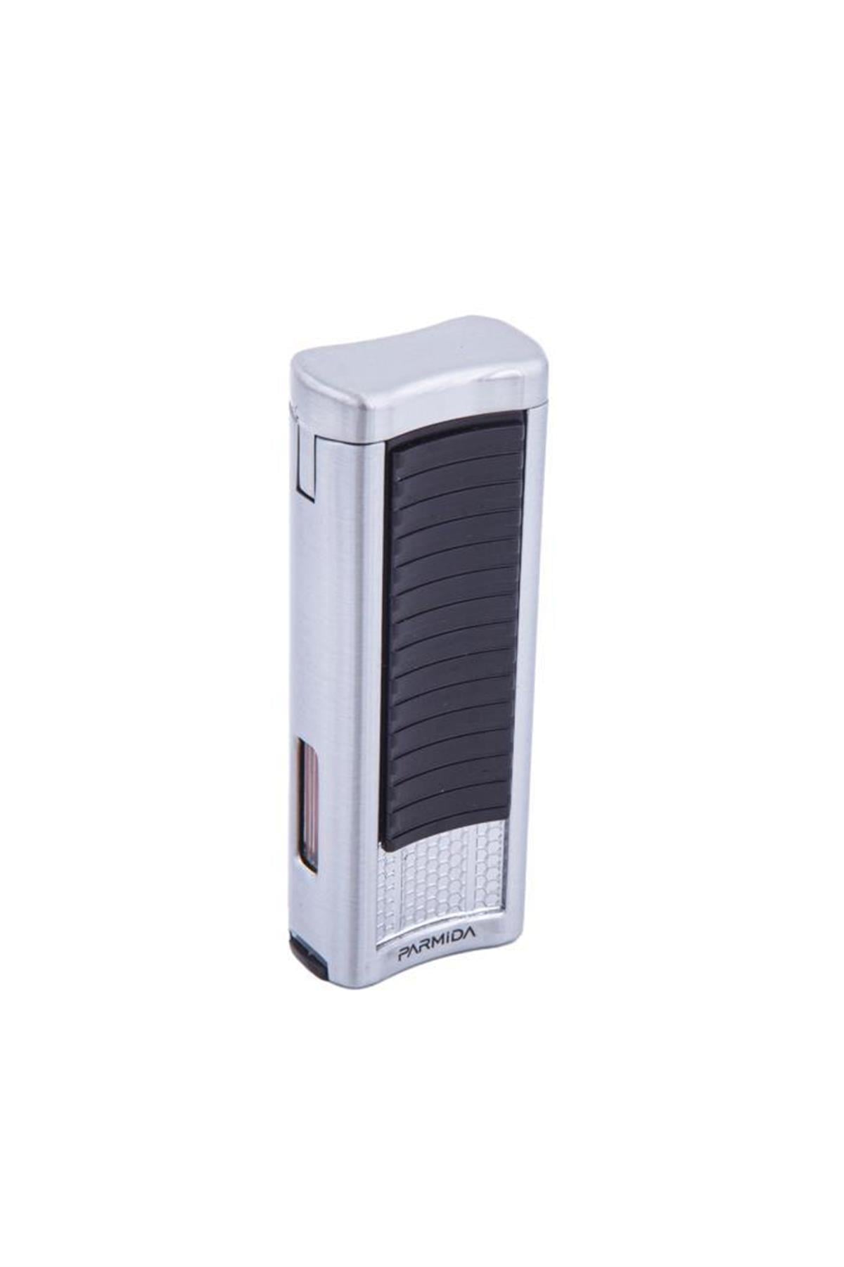 Parmida 2 Torch Pürmüz Gümüş Puro Çakmağı